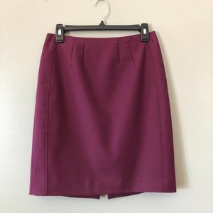 WHBM Plum/Burgundy Skirt Size 6, 19" length